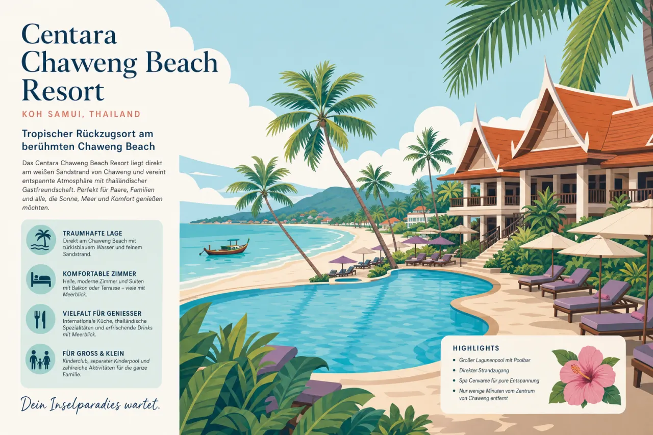 Centara Chaweng Beach Resort, Koh Samui, Thailand