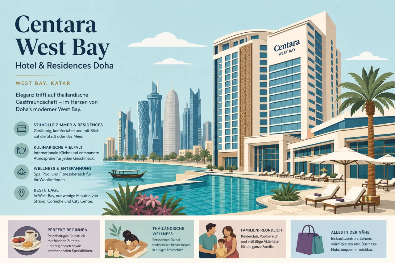 Centara West Bay Hotel & Residences Doha: Hotel in West Bay, Katar
