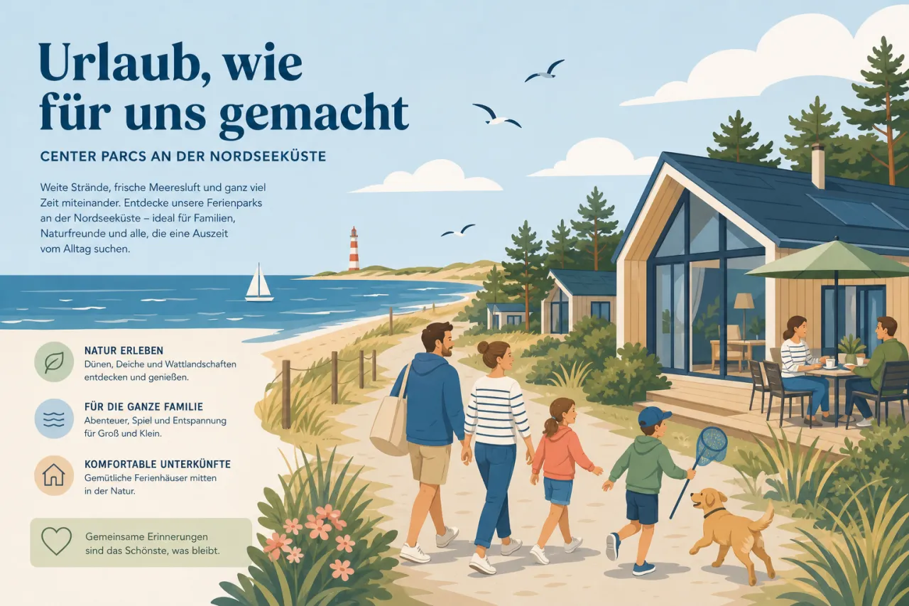 Center Parcs an der Nordseeküste