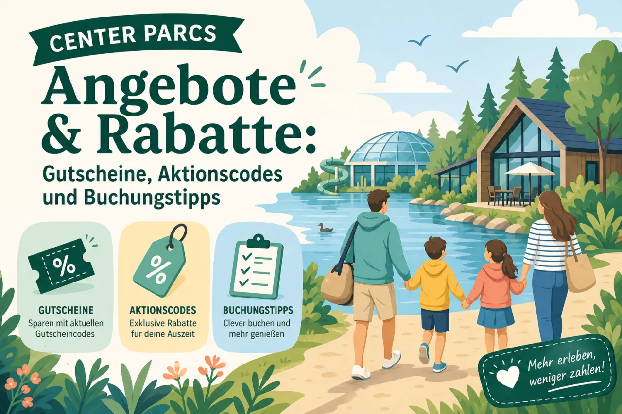 Center Parcs Angebote & Rabatte: Gutscheine, Aktionscodes und Buchungstipps