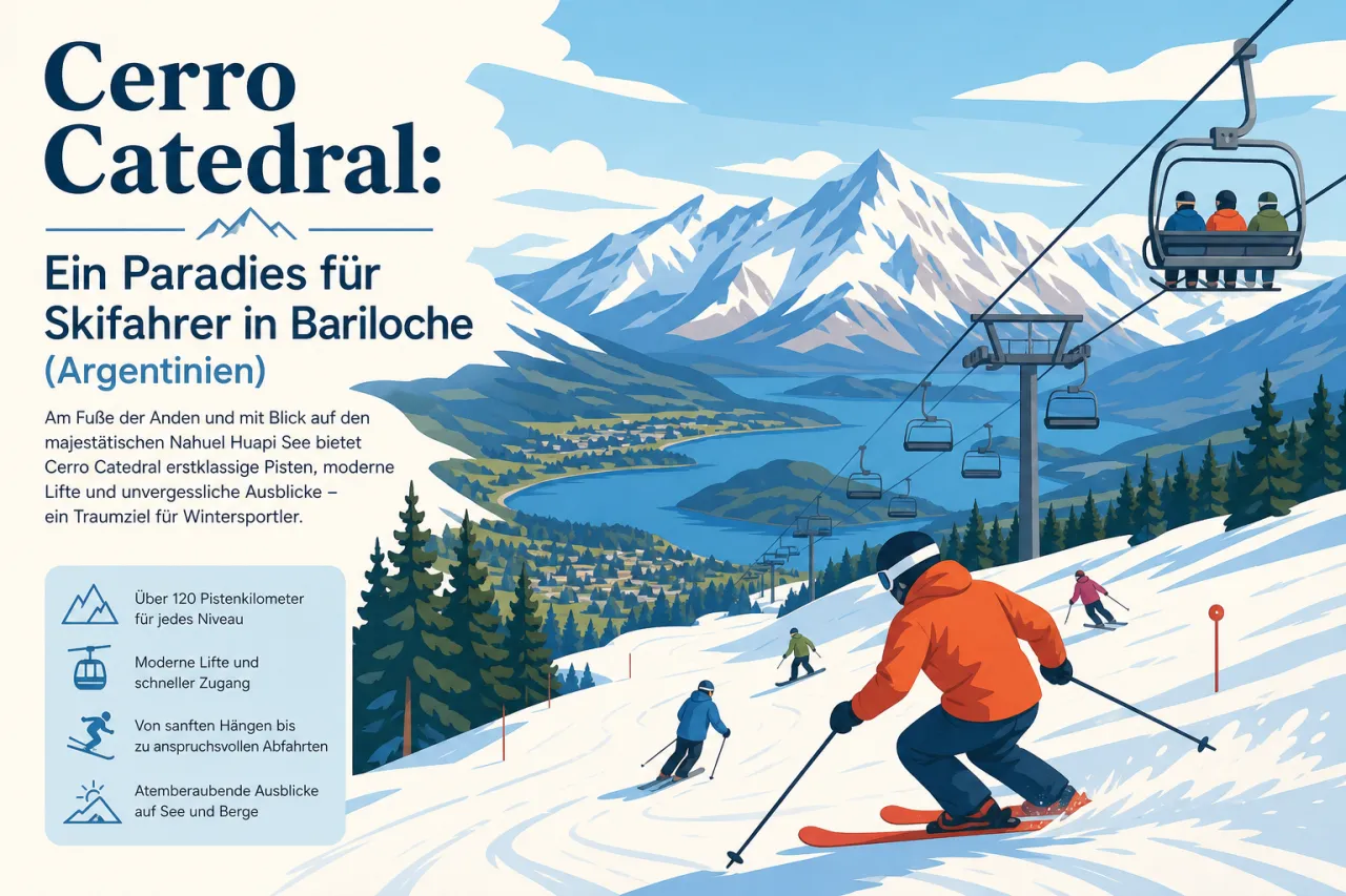 Cerro Catedral: Skifahren bei Bariloche