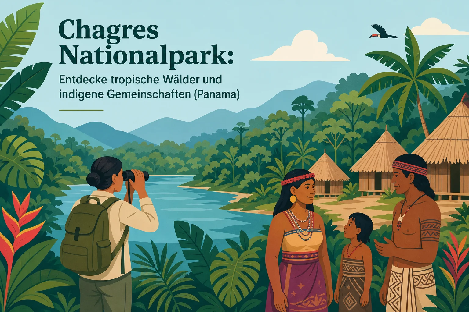 Chagres Nationalpark: tropischer Regenwald, Flüsse und indigene Dörfer in Panama