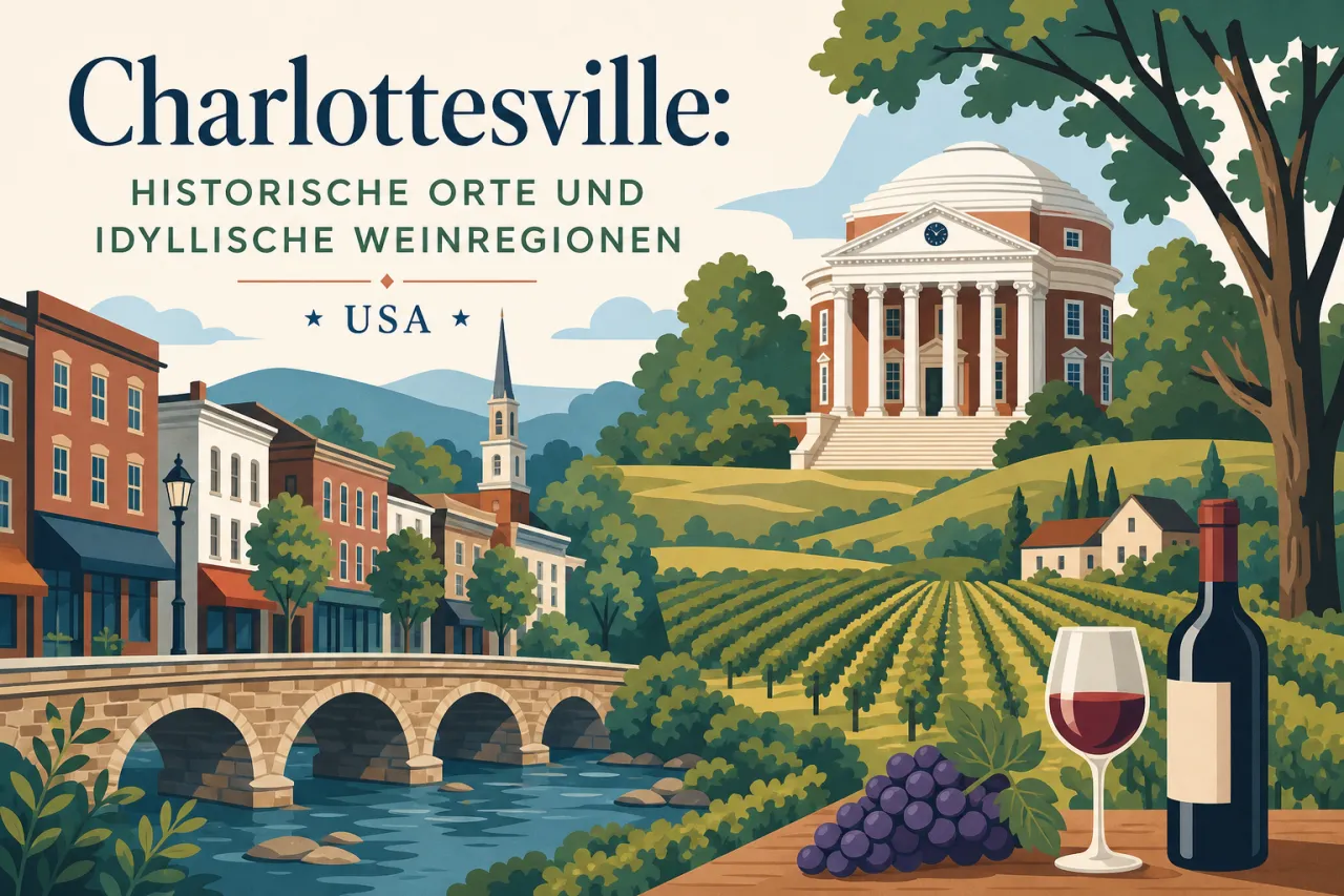 Charlottesville: Historische Orte und idyllische Weinregionen
