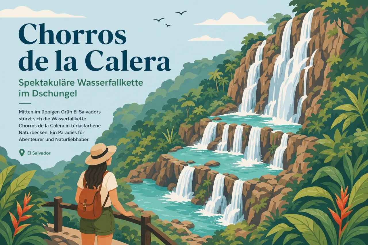 Chorros de la Calera: Wasserfallkette im Dschungel von El Salvador