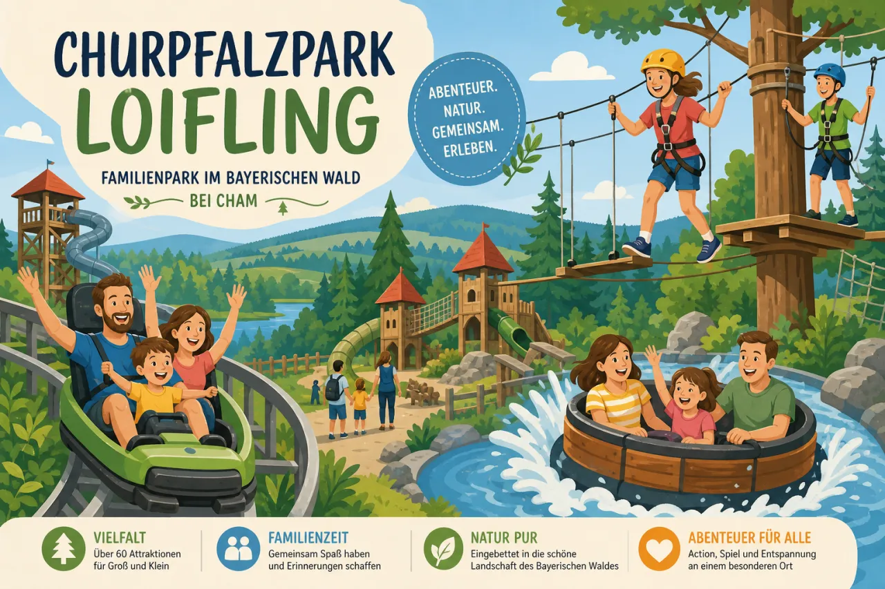 Churpfalzpark Loifling — Familienpark im Bayerischen Wald bei Cham