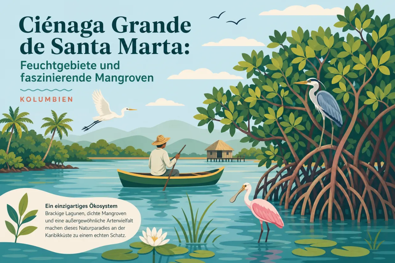 Ciénaga Grande de Santa Marta: Feuchtgebiete und faszinierende Mangroven