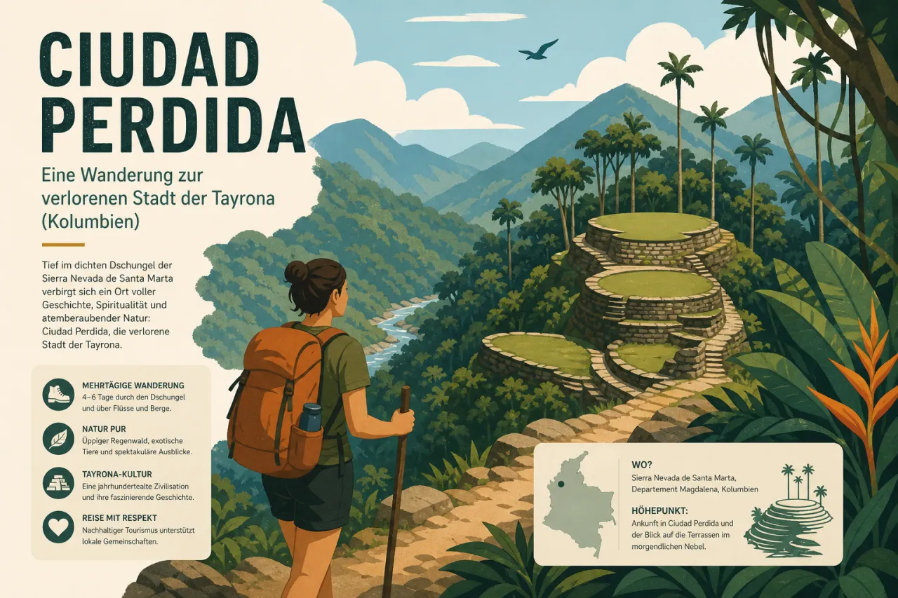 Ciudad Perdida: Eine Wanderung zur verlorenen Stadt der Tayrona