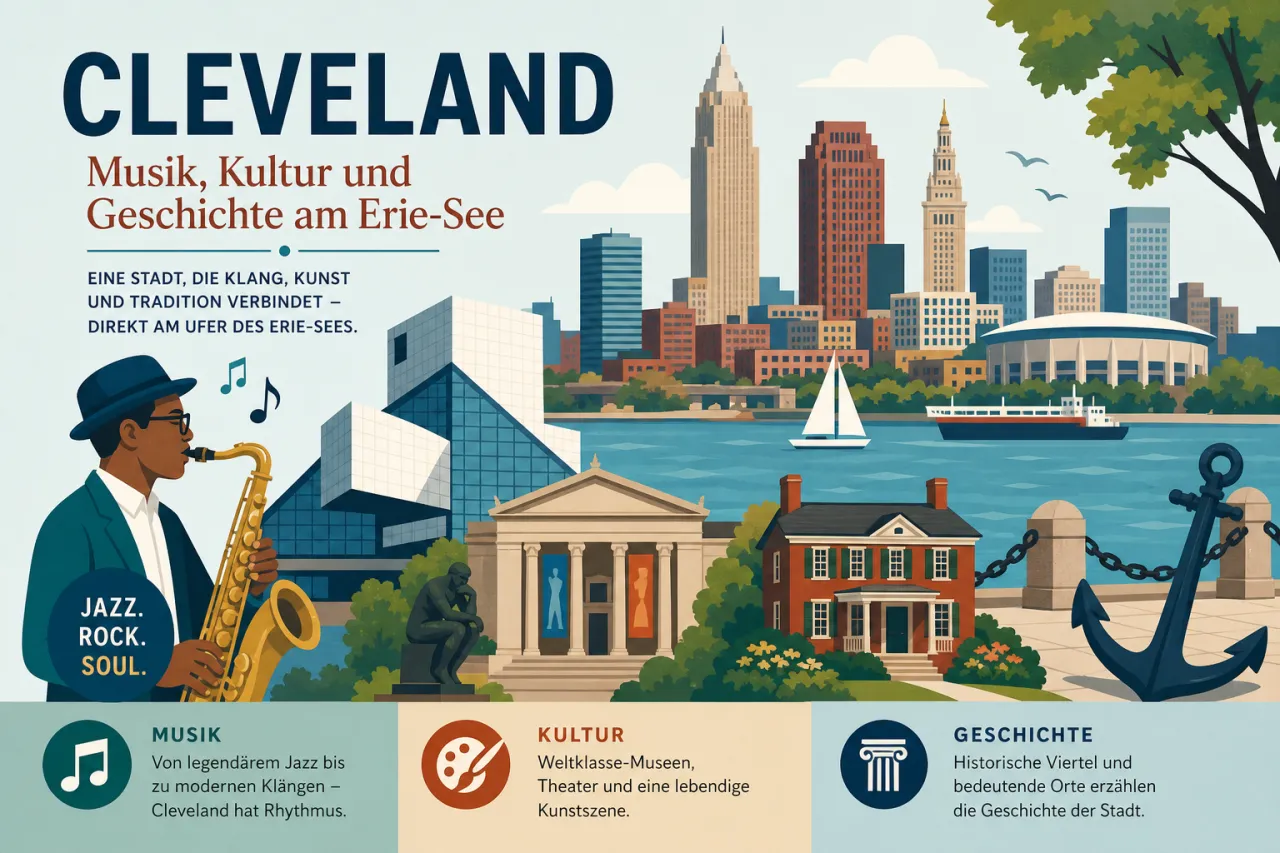 Cleveland: Musik, Kultur und Geschichte am Erie-See