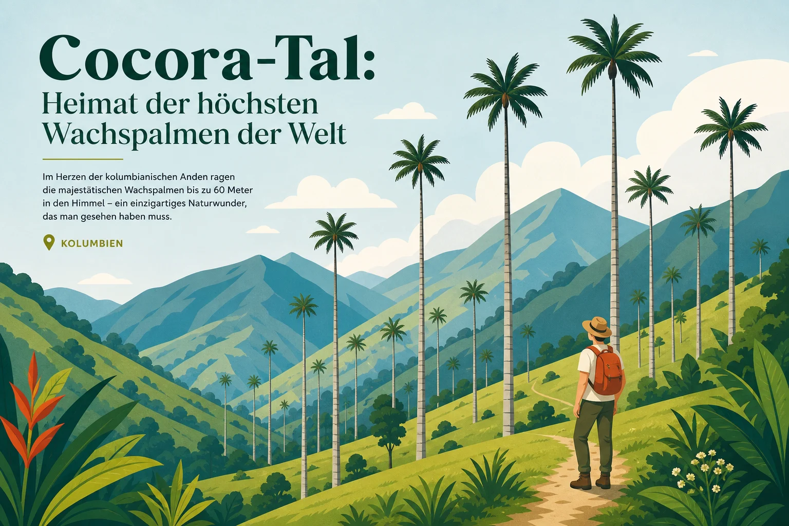 Cocora-Tal: Heimat der höchsten Wachspalmen der Welt