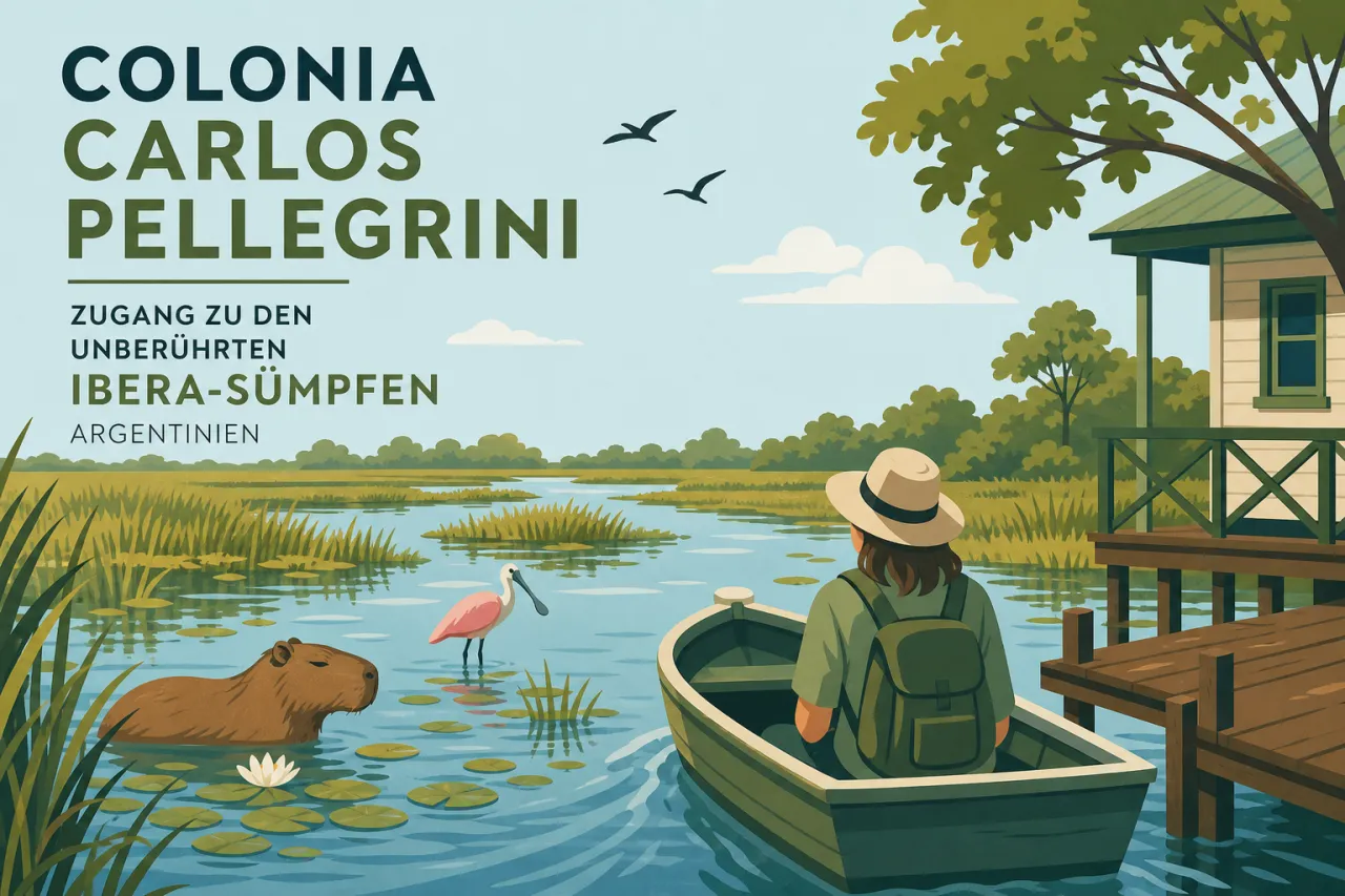 Colonia Carlos Pellegrini: Zugang zu den Ibera-Sümpfen