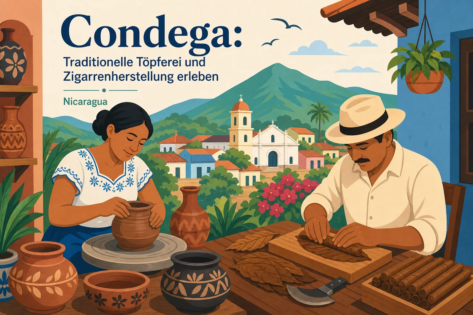 Condega: Traditionelle Töpferei und Zigarrenherstellung erleben