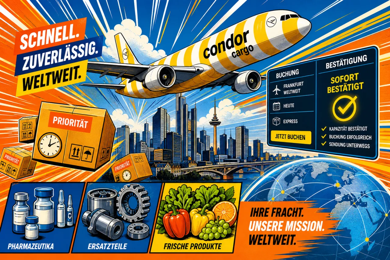Condor startet Cargo Express für eilige Luftfracht
