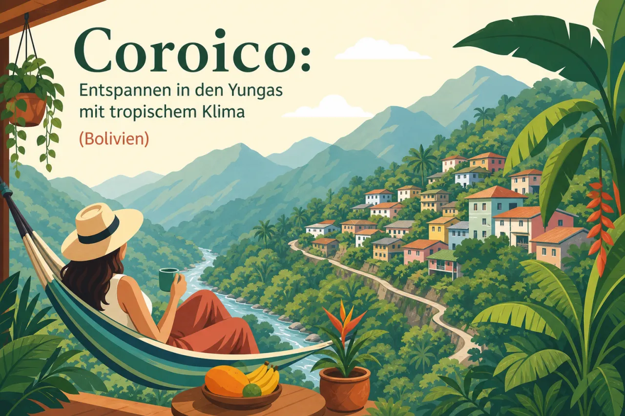Coroico: Entspannen in den Yungas mit tropischem Klima