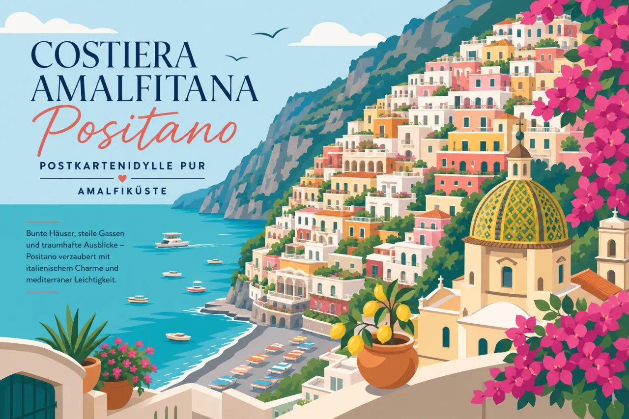 Costiera Amalfitana Positano – Postkartenidylle pur
