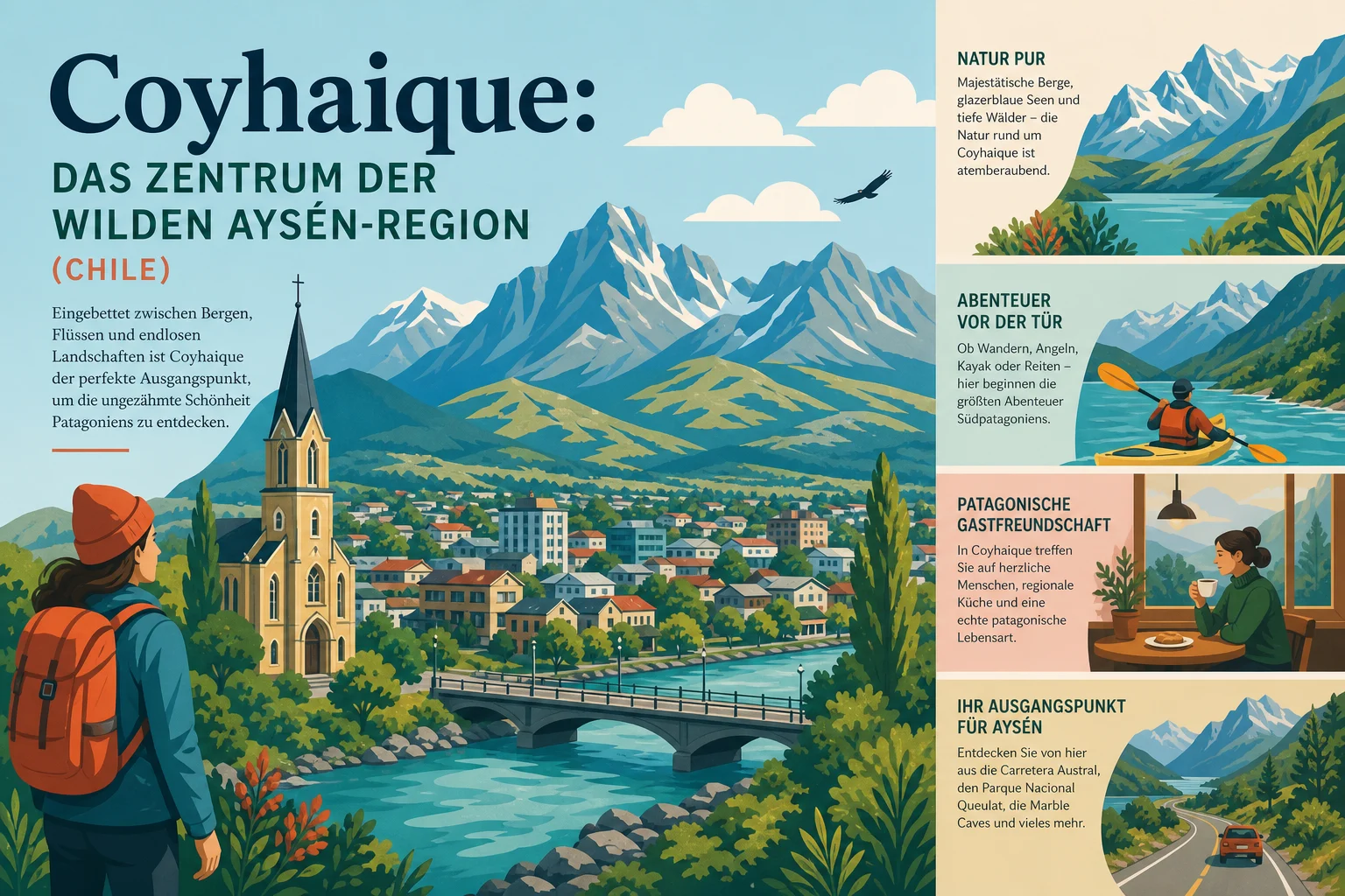 Coyhaique: Das Zentrum der wilden Aysén-Region