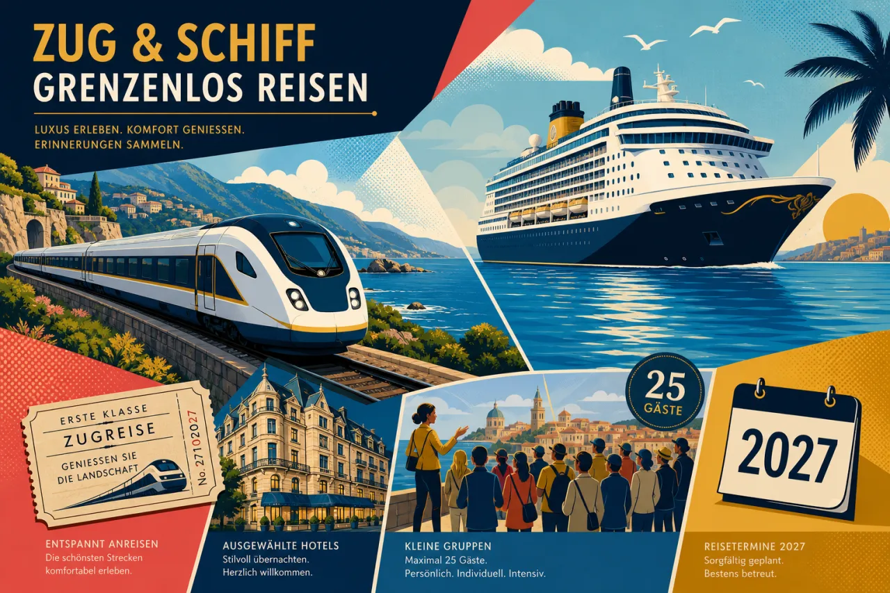 Cruise.co.uk startet Cruise-&-Rail-Paket für 2027