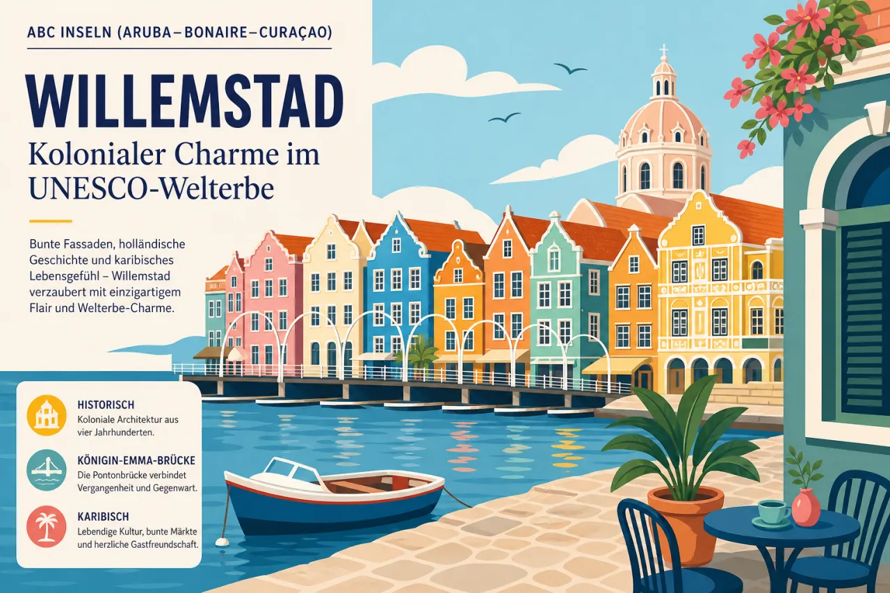 Willemstad auf Curaçao: koloniale Altstadt im UNESCO-Welterbe