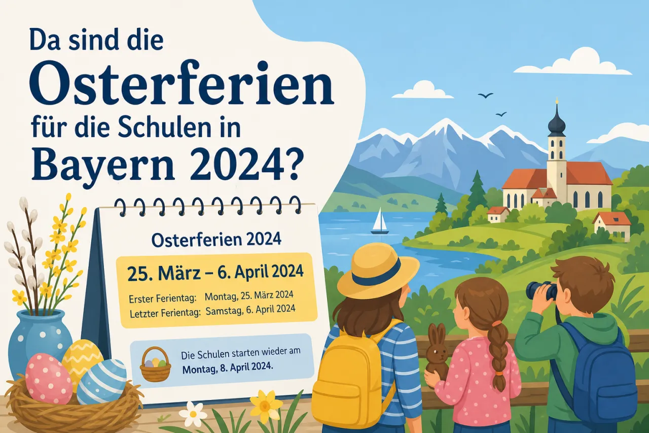 Wann sind die Osterferien in Bayern 2024?