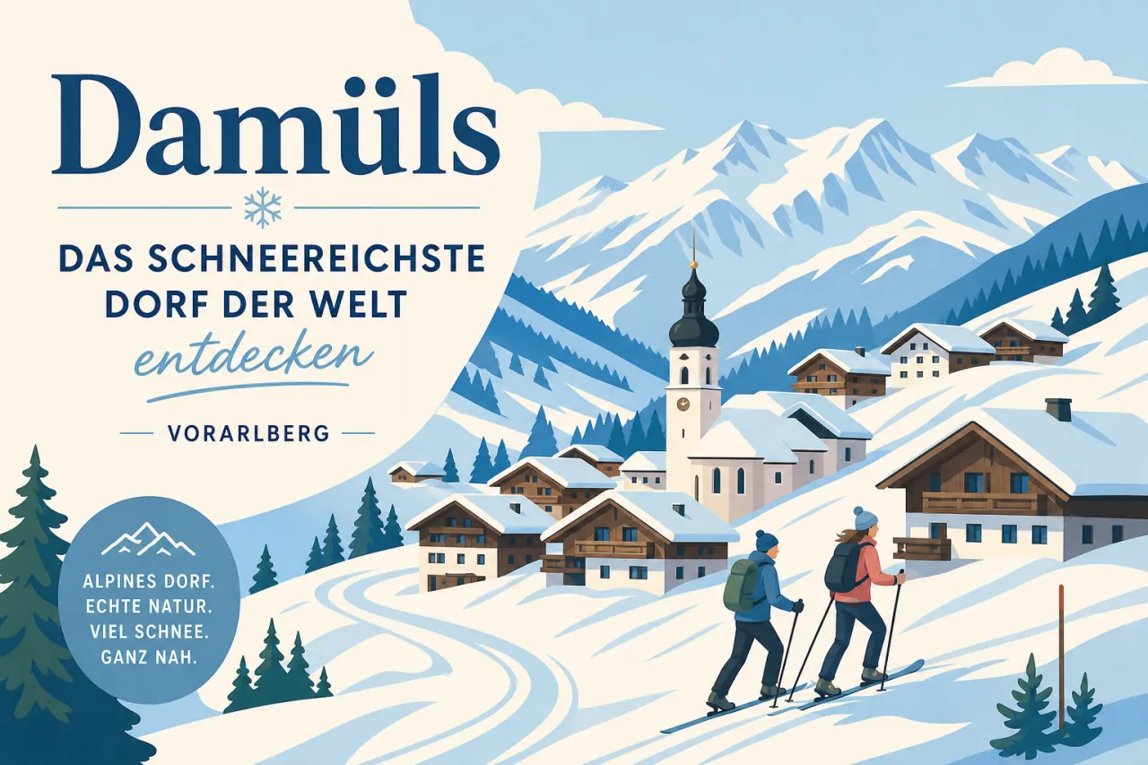Damüls: Das schneereichste Dorf der Welt entdecken