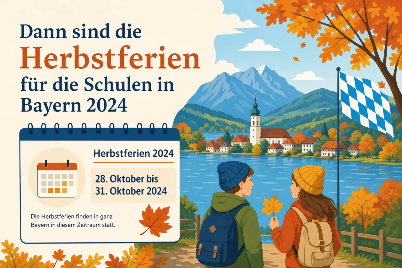 Dann sind die Herbstferien für die Schulen in Bayern 2024