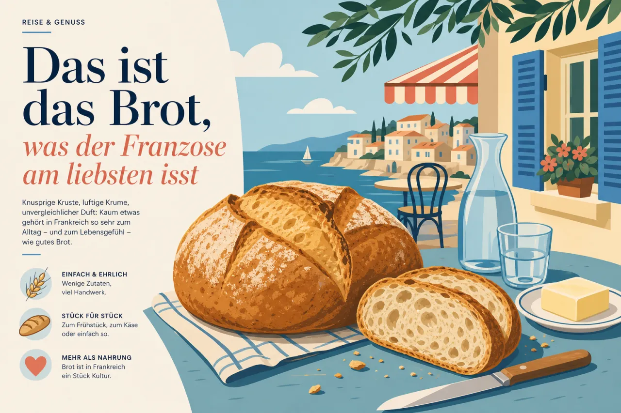 Das ist das Brot, das der Franzose am liebsten isst