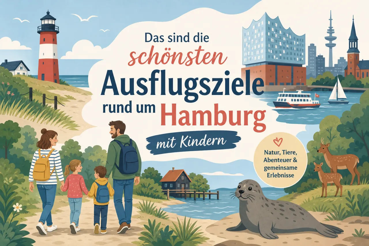 Das sind die schönsten Ausflugsziele rund um Hamburg mit Kindern