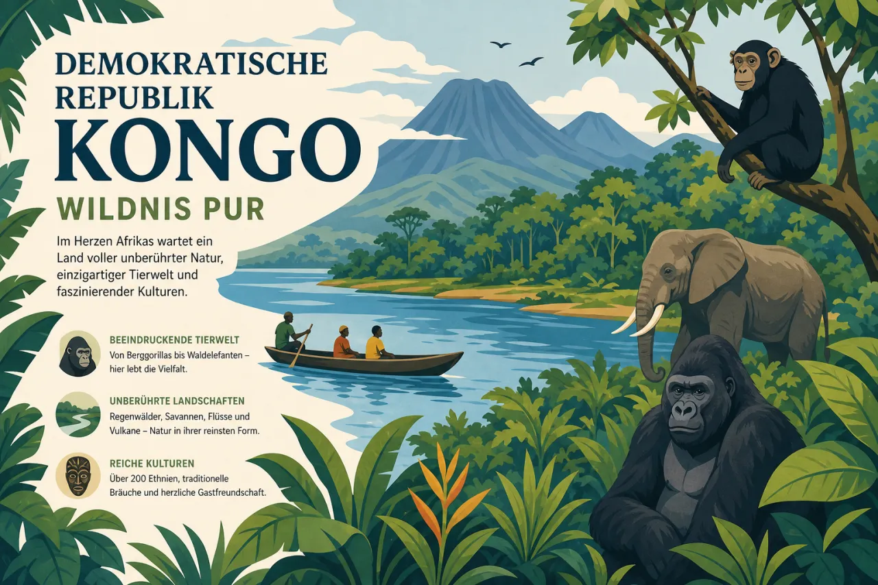 Demokratische Republik Kongo: Wildnis pur