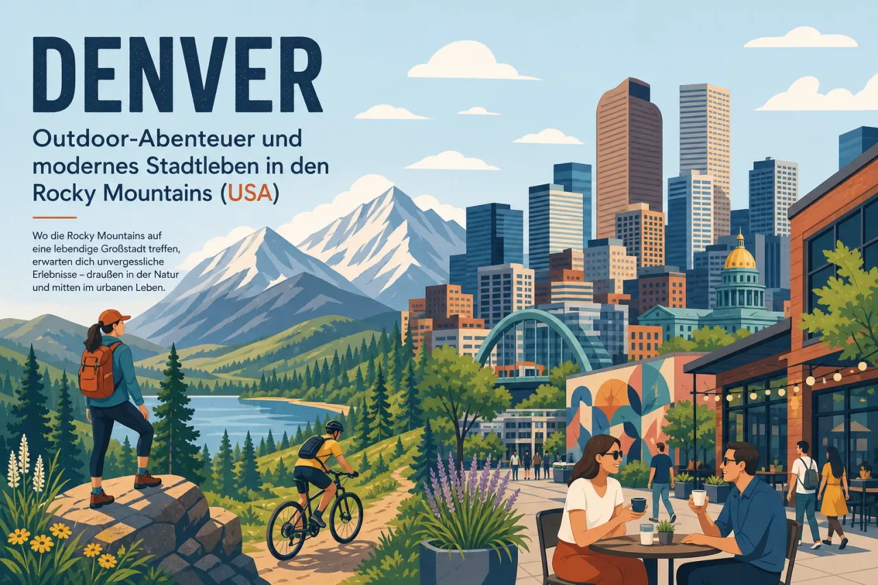 Denver: Outdoor-Abenteuer und modernes Stadtleben in den Rocky Mountains