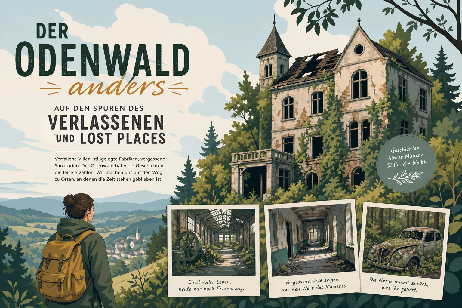 Der Odenwald anders: Auf den Spuren des Verlassenen und Lost Places