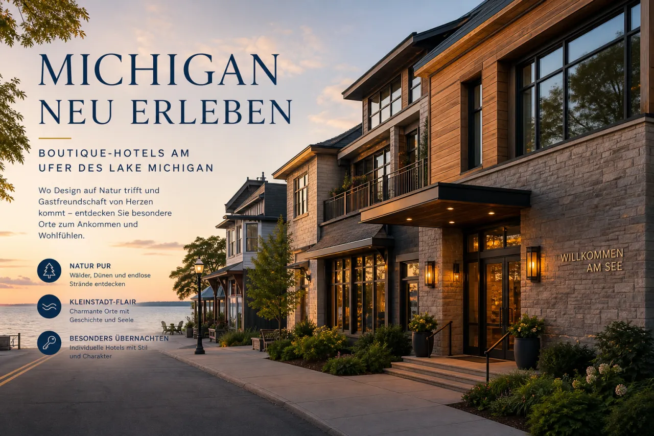 Dexter Hotel in Elk Rapids: Boutique-Hotel am Lake Michigan öffnet im Mai 2026