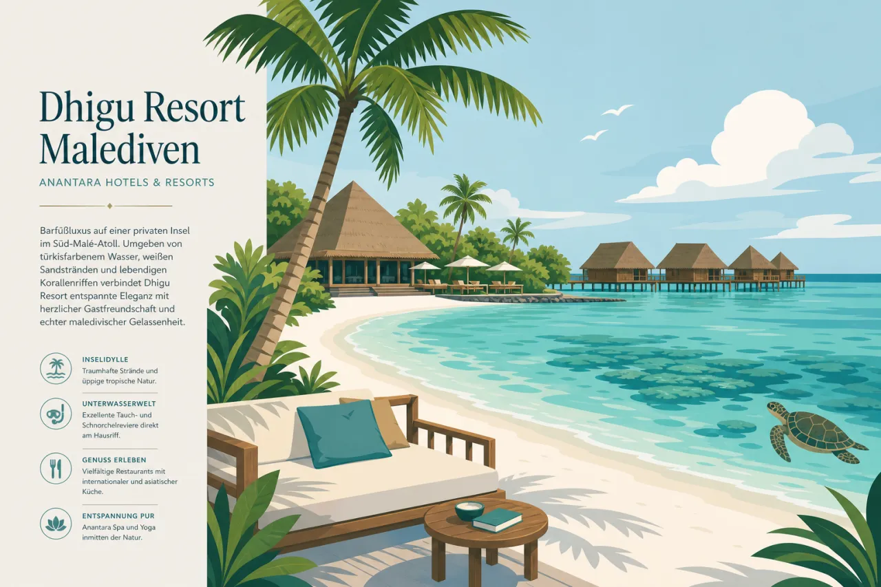 Dhigu Resort - Malediven (Anantara Hotels & Resorts)