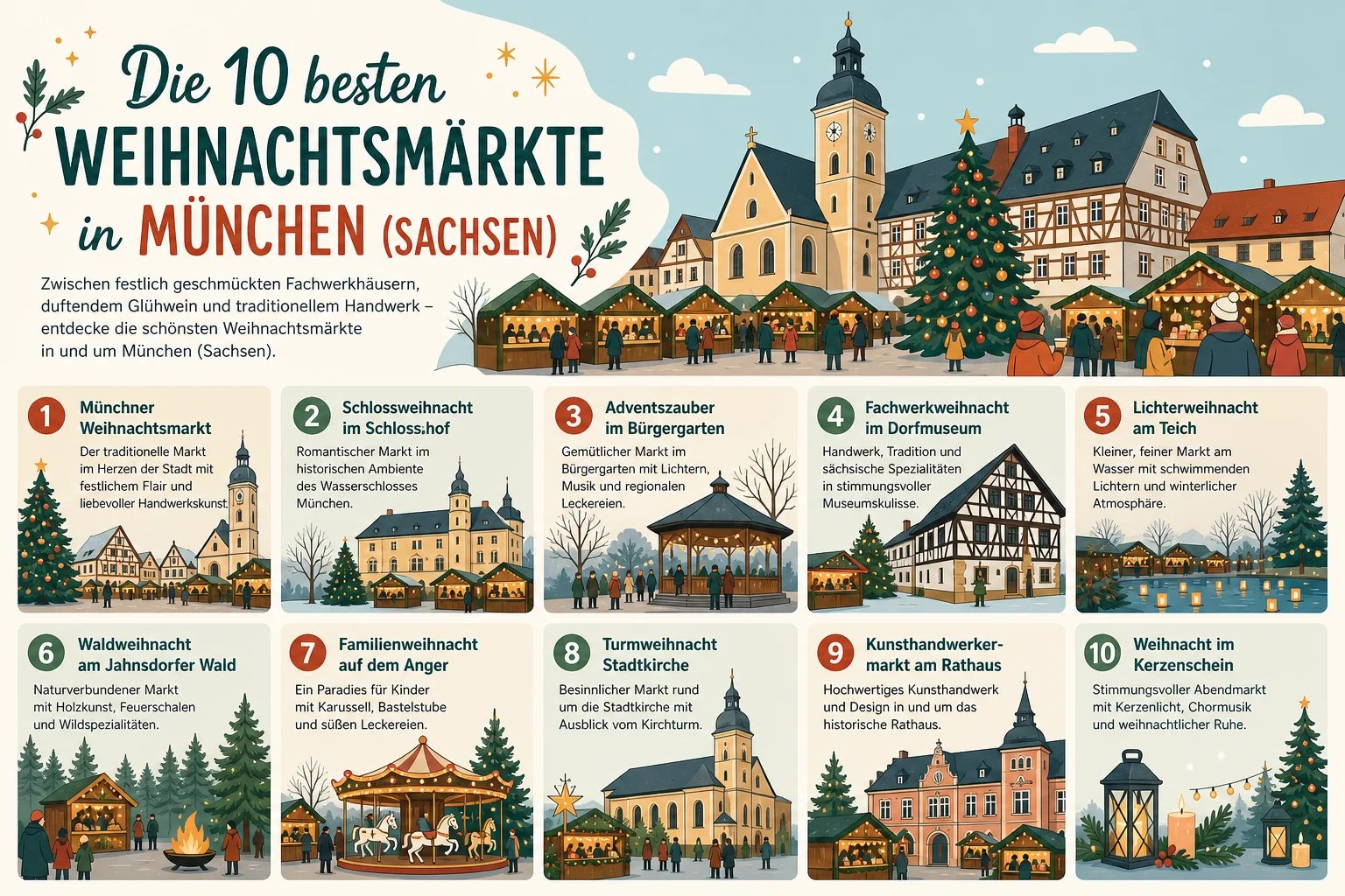 Die 10 besten Weihnachtsmärkte in München