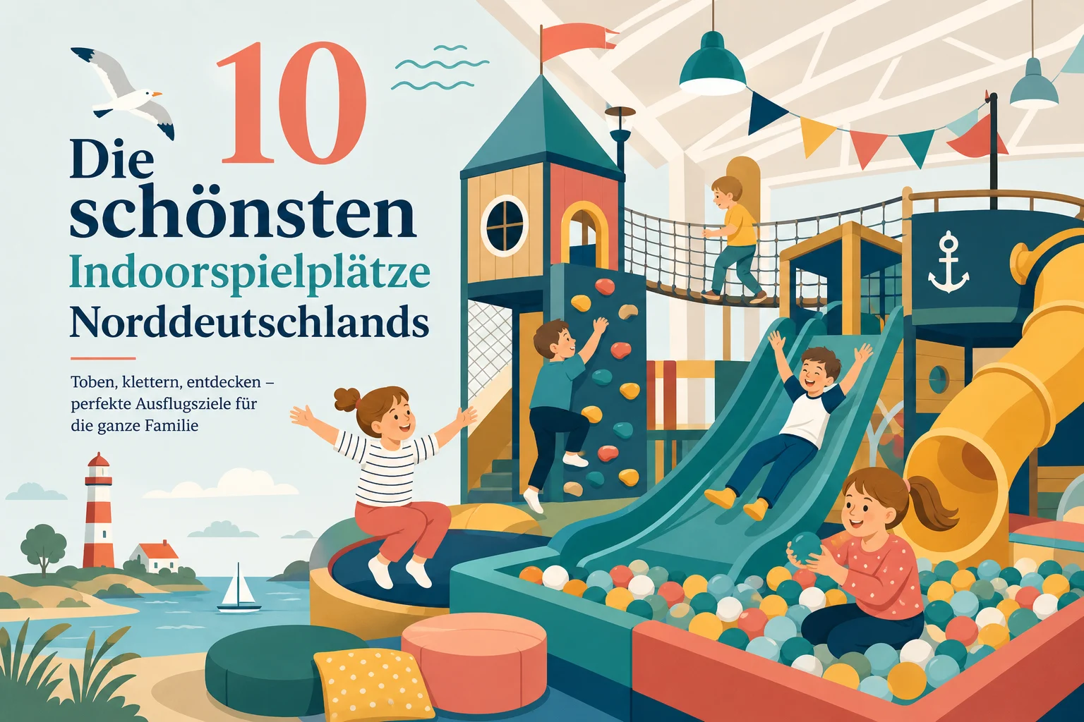 Die 10 schönsten Indoorspielplätze Norddeutschlands