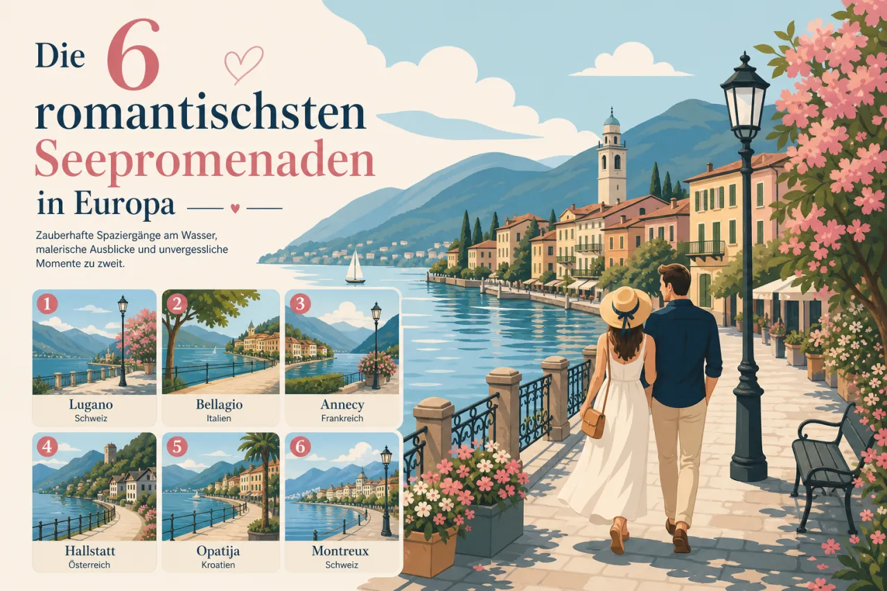 Die 6 romantischsten Seepromenaden in Europa