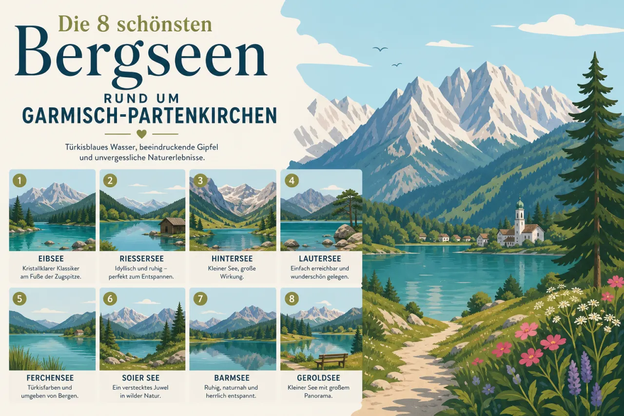 Die 8 schönsten Bergseen rund um Garmisch-Partenkirchen