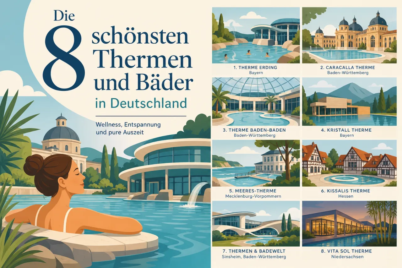 Die 8 schönsten Thermen und Bäder in Deutschland