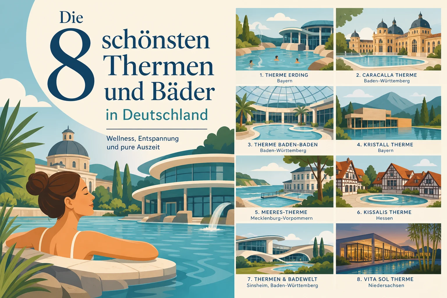 Die 8 schönsten Thermen und Bäder in Deutschland