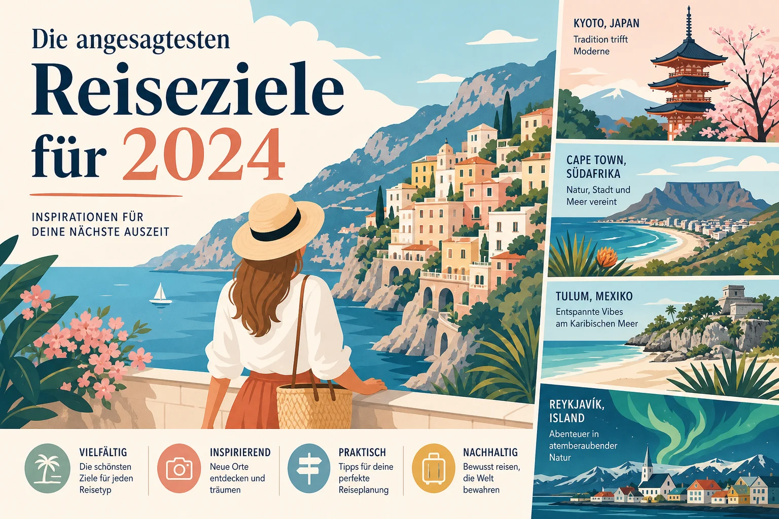 Die angesagtesten Reiseziele für 2024