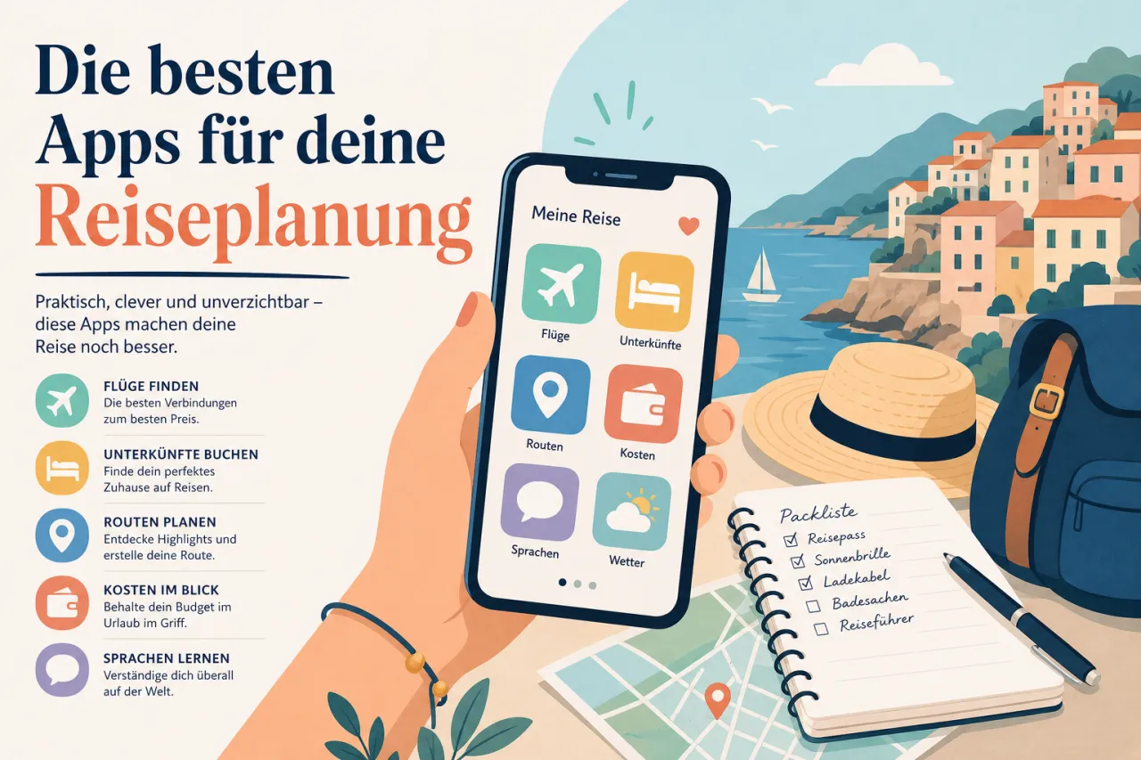 Die besten Apps für deine Reiseplanung