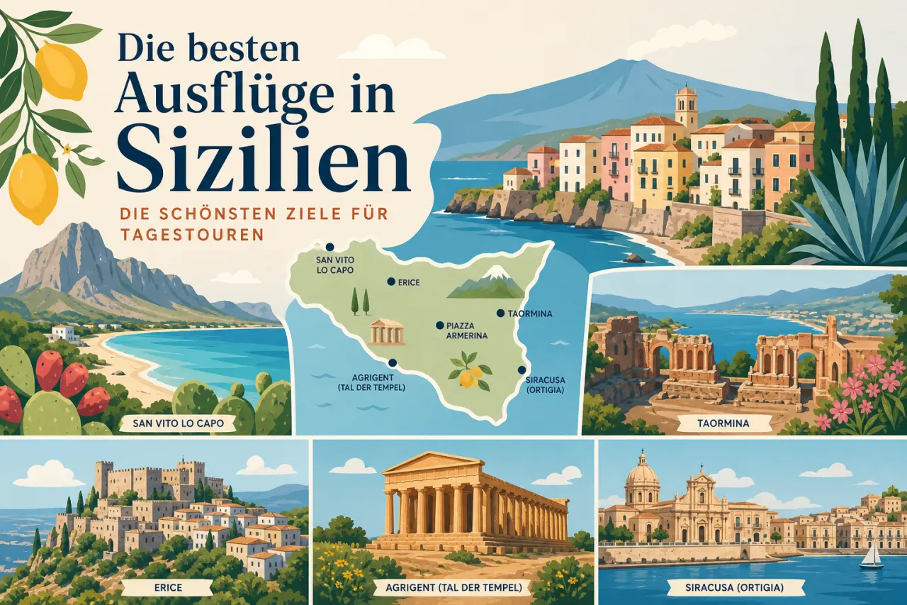 Die besten Ausflüge in Sizilien: Die schönsten Ziele für Tagestouren