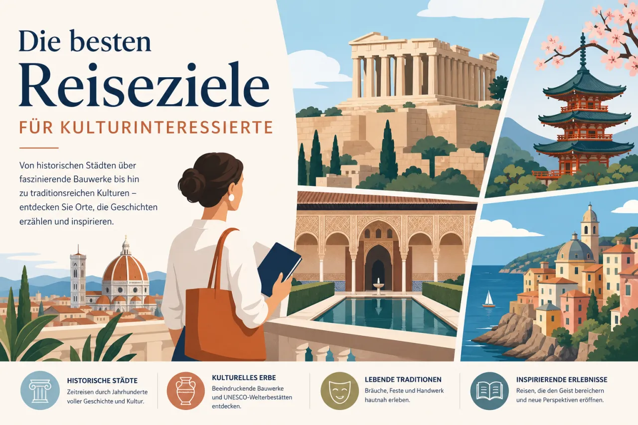 Die besten Reiseziele für Kulturinteressierte