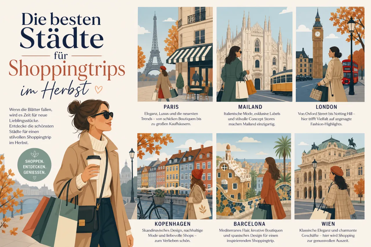 Die besten Städte für Shoppingtrips im Herbst