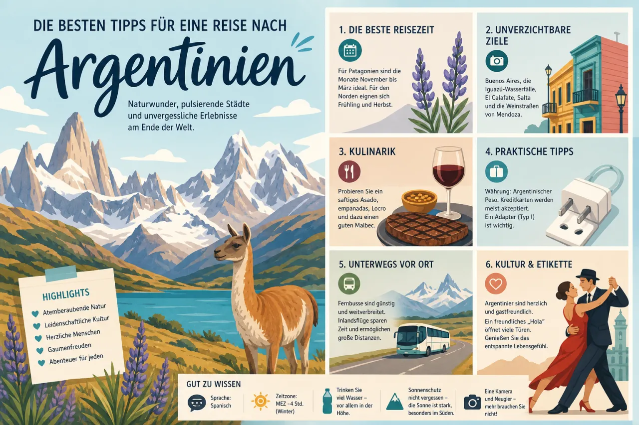 Die besten Tipps für eine Reise nach Argentinien
