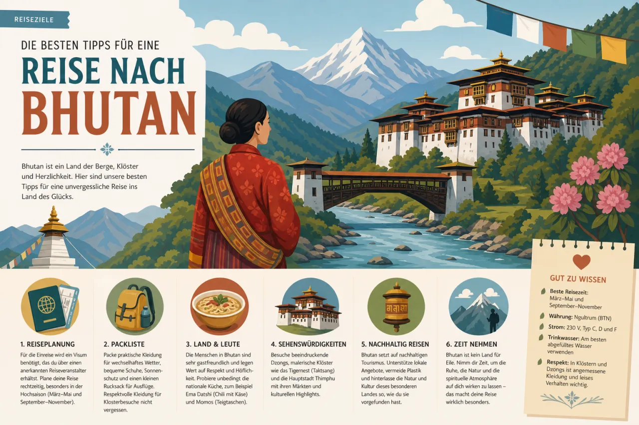 Die besten Tipps für eine Reise nach Bhutan