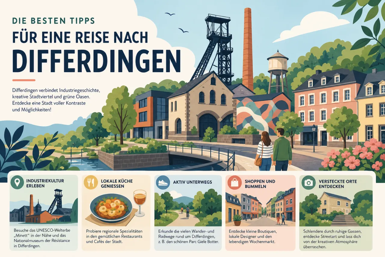 Die besten Tipps für eine Reise nach Differdingen
