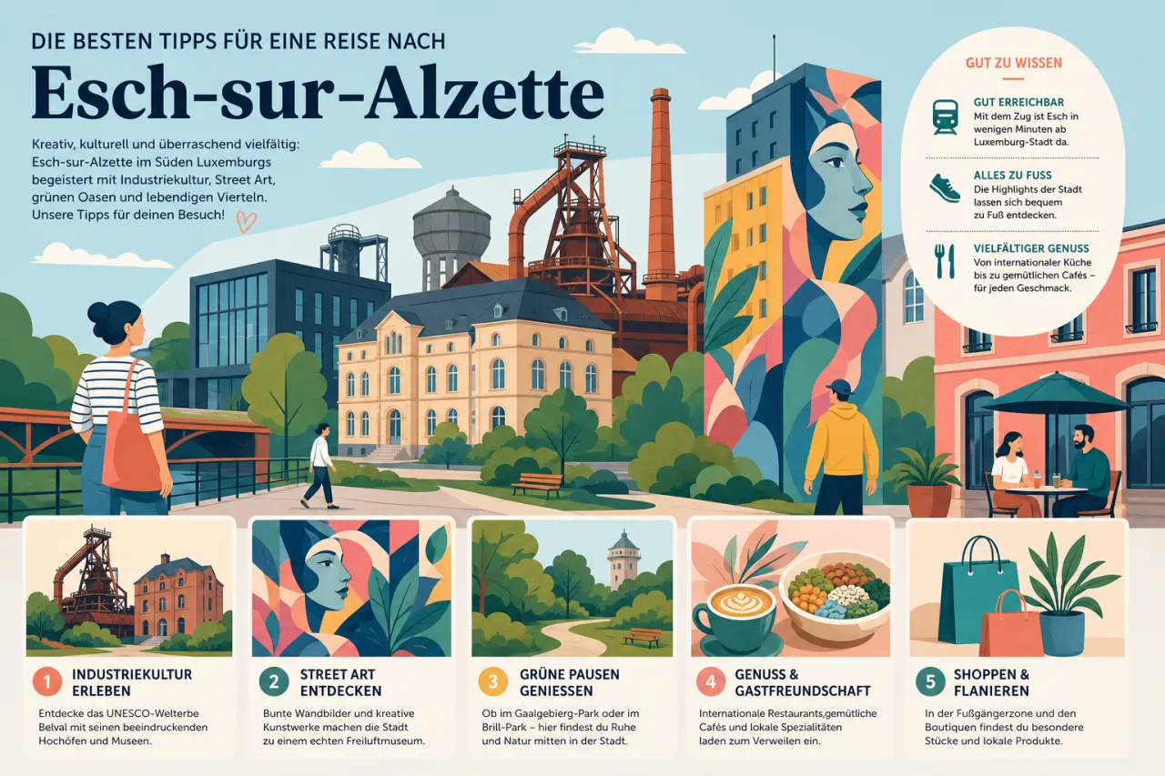 Die besten Tipps für eine Reise nach Esch-sur-Alzette
