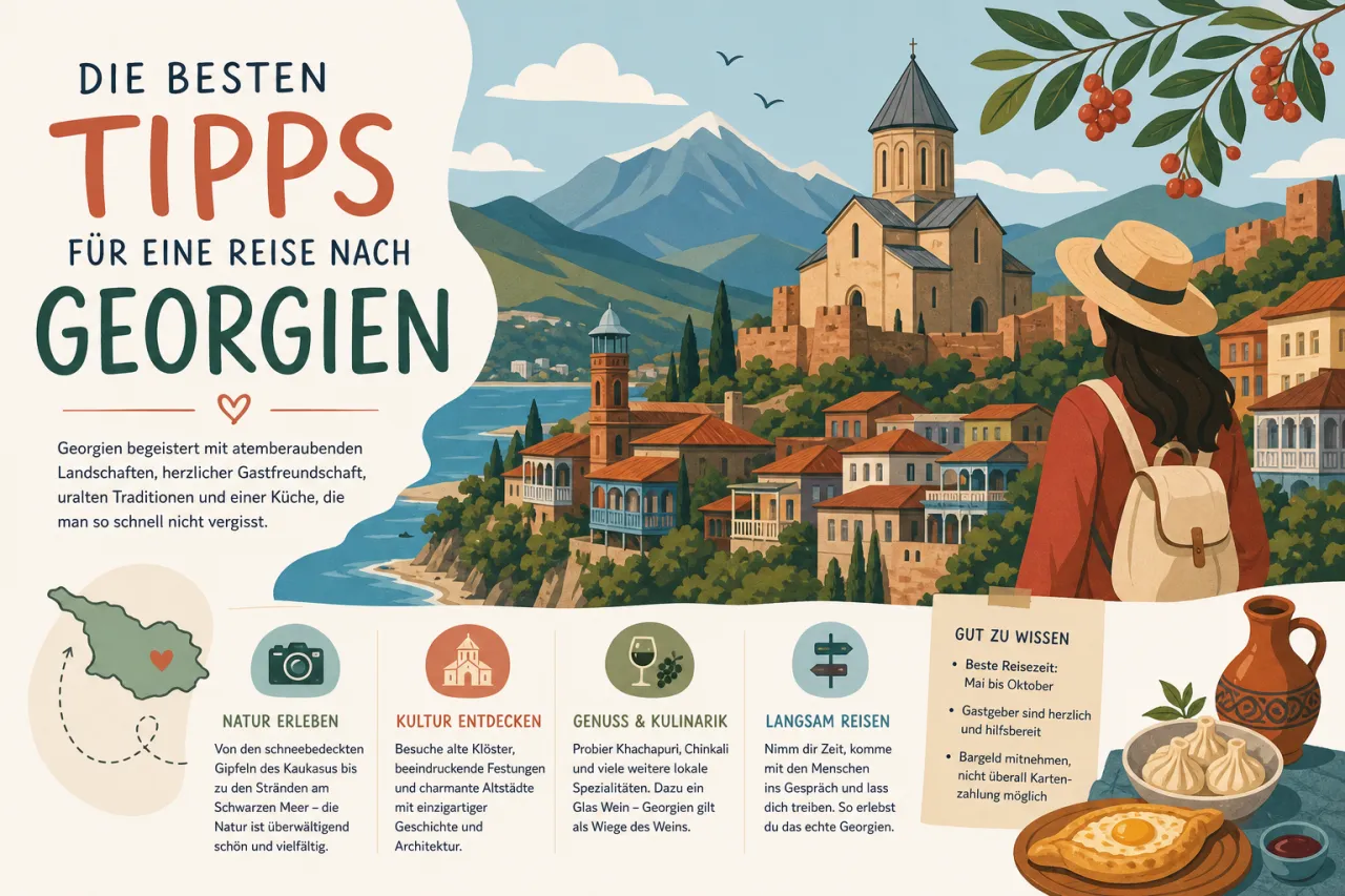 Die besten Tipps für eine Reise nach Georgien