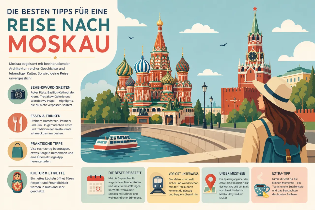 Die besten Tipps für eine Reise nach Moskau