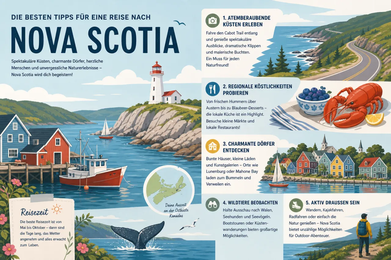 Die besten Tipps für eine Reise nach Nova Scotia