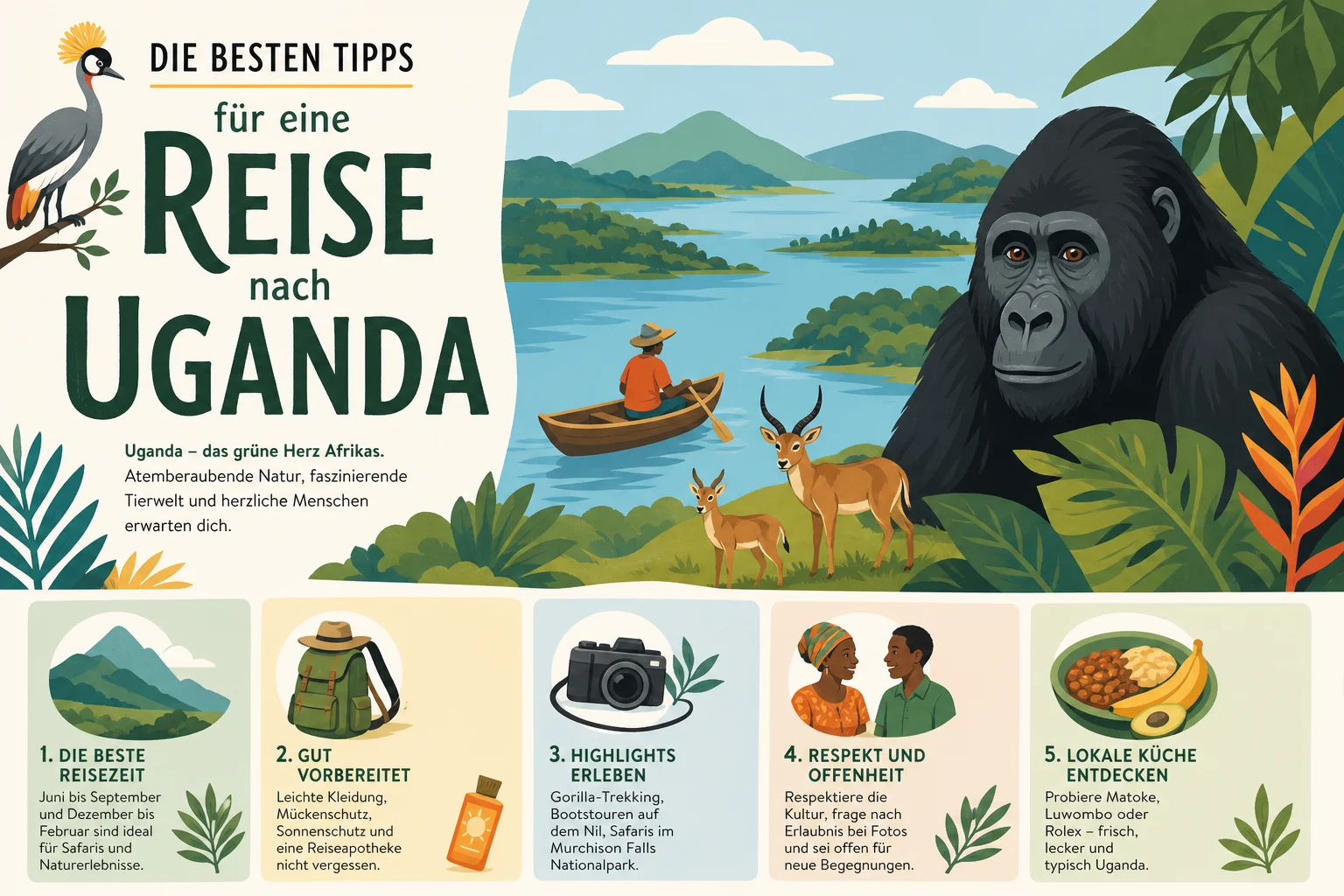 Die besten Tipps für eine Reise nach Uganda